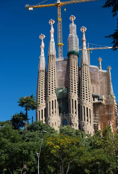 BARCELONA ESPAÑA - 28 DE OCTUBRE: La Sagrada Familia - el impresionista —  Fotos de Stock