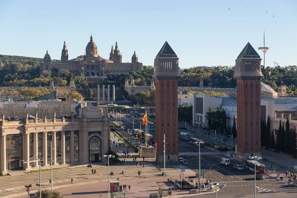 Venetiaanse torens in Barcelona (Spanje) — Stockfoto