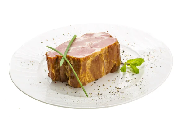 Bacon med grönsaker — Stockfoto