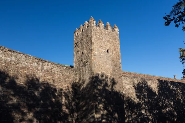 Antigua Muralla y Torre de la Ciudad de Barcelona —  Fotos de Stock