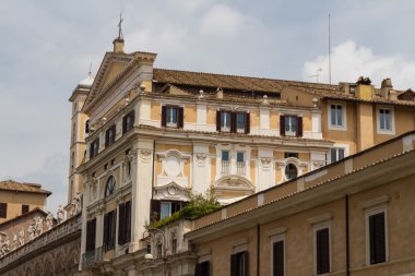 Roma, İtalya. eski şehrin tipik mimari detaylar