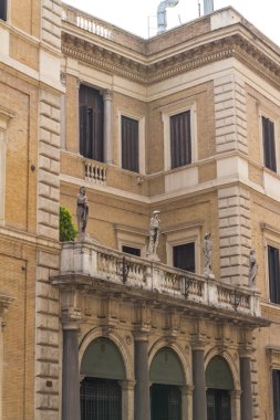 Roma, İtalya. eski şehrin tipik mimari detaylar
