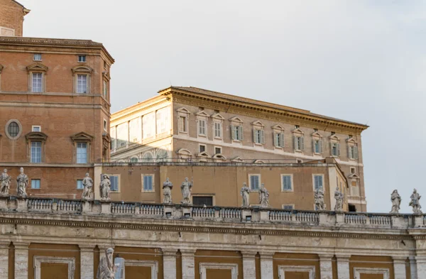 Byggnader i Vatikanen, Vatikanstaten i Rom, Italien. del av s — Stockfoto