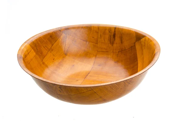 Oriental wood bowl — Stock Photo, Image