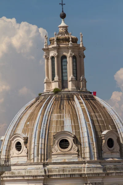 Nadając tytuł nome di maria Kościoła Rzym. Rzym. Włochy. — Zdjęcie stockowe