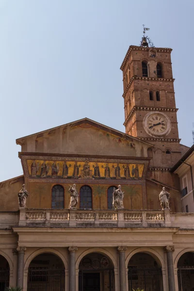 St. maria in trastevere, Řím, Itálie — Stock fotografie