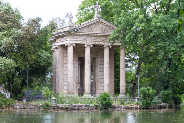 Villa Borghese Garden, Rome, Italy — Stock Photo, Image