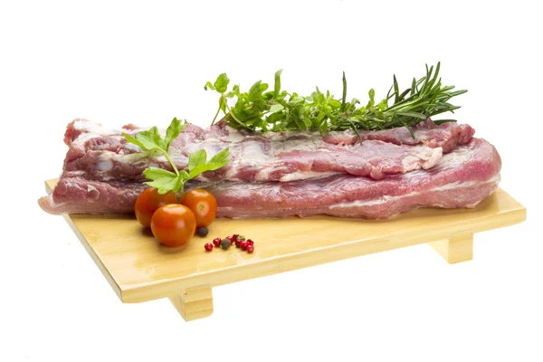 Rohes Schweinefleisch — Stockfoto