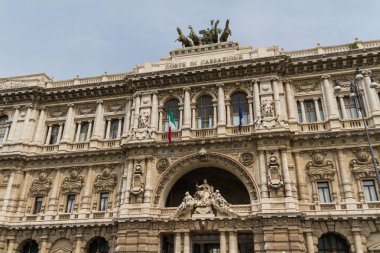 Roma, İtalya. eski şehrin tipik mimari detaylar