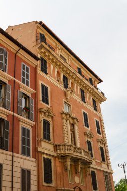 Roma, İtalya. eski şehrin tipik mimari detaylar