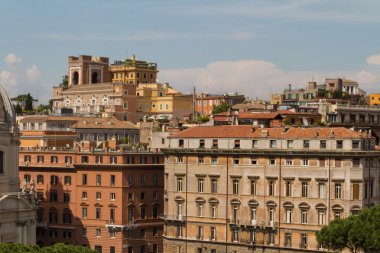 Roma, İtalya. eski şehrin tipik mimari detaylar