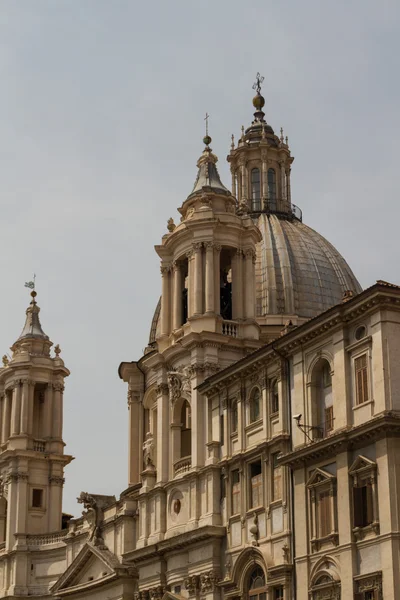 Svatý agnese v Janku v piazza navona, Řím, Itálie — Stock fotografie