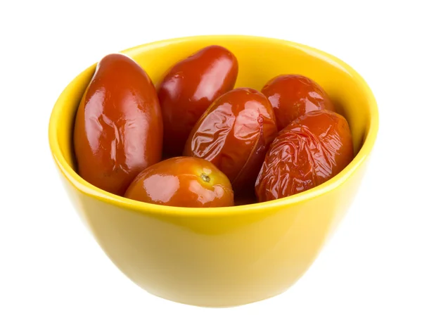 Eingelegte rote Tomaten — Stockfoto