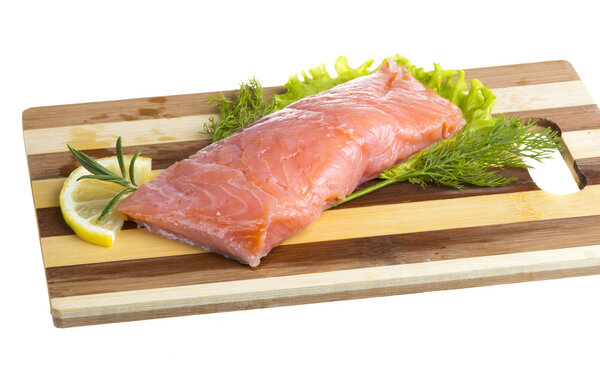 филе свежей форели
