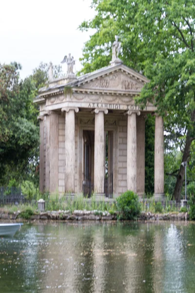 Villa borghese garden, rom, italien — Stockfoto