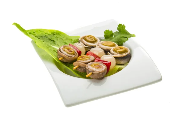 Rollos de anchoa — Foto de Stock