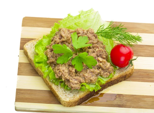 Sandwich met tonijn — Stockfoto