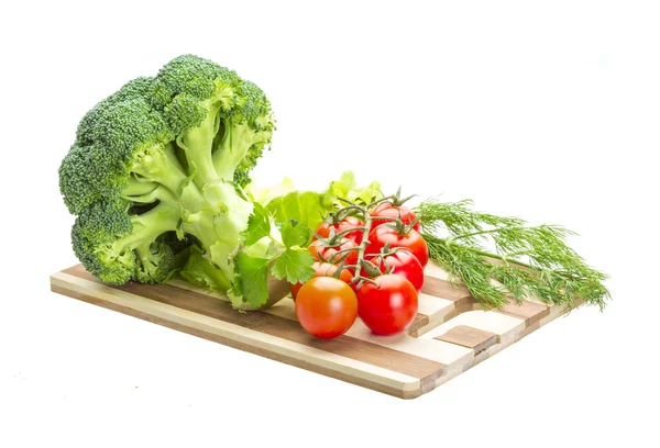 Brokoli and cherry tomato — Stock Photo, Image