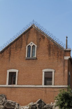 Roma, İtalya. eski şehrin tipik mimari detaylar