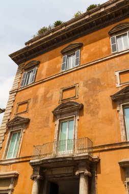 Roma, İtalya. eski şehrin tipik mimari detaylar