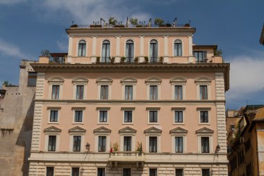 Roma, İtalya. eski şehrin tipik mimari detaylar