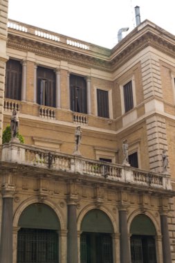 Roma, İtalya. eski şehrin tipik mimari detaylar