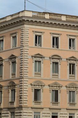 Roma, İtalya. eski şehrin tipik mimari detaylar