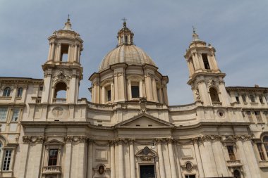 SAINT Agnese içinde agone piazza navona, Roma, İtalya