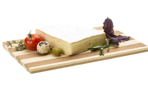 Wedge of Gourmet Brie Cheese — Stock Photo, Image