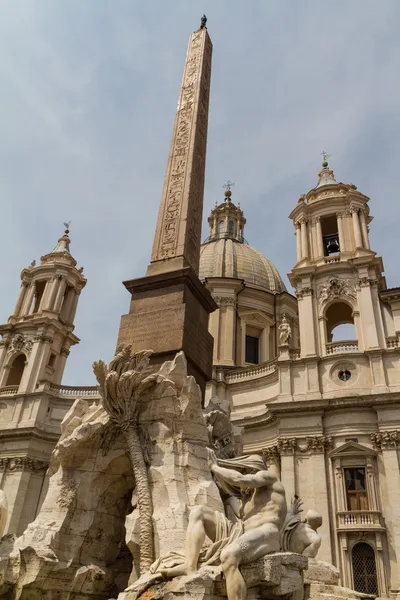 Sant'Agnese in Agone in Piazza Navona, Roma, Italia — Foto Stock