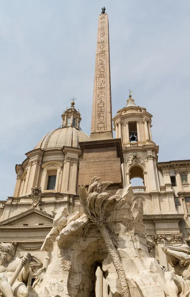 Piazza Navona, Rome, Italië — Stockfoto