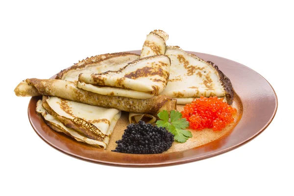 Russische pannenkoeken — Stockfoto