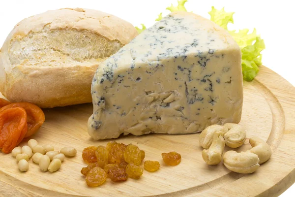 Rebanada de queso azul —  Fotos de Stock