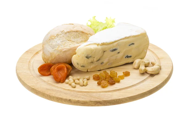 Un pezzo di Brie cheese — Foto Stock