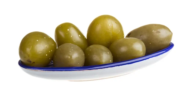 Pickled tomatoes isolated on the white background — Stock Photo, Image