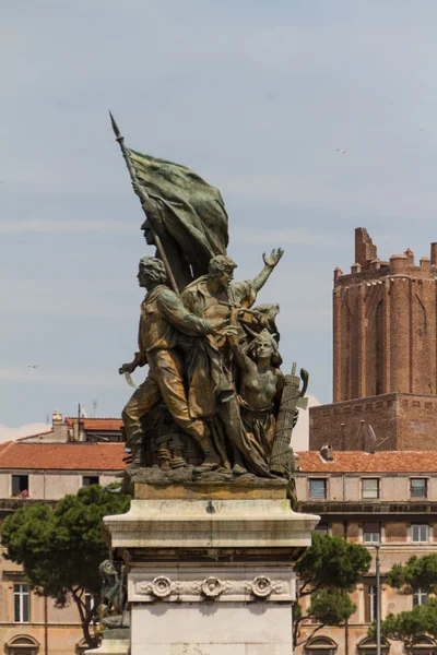 Grote kerk in het centrum van rome, Italië. — Stockfoto