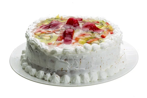 Κρέμα τούρτα με φράουλα — Φωτογραφία Αρχείου