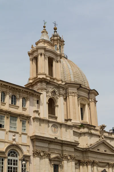 Svatý agnese v Janku v piazza navona, Řím, Itálie — Stock fotografie