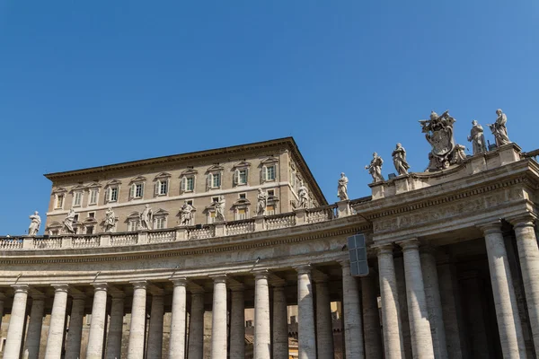 Saint peter's square, Rzym, Włochy — Zdjęcie stockowe