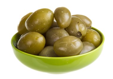 Beyaz arka plan üzerinde izole turşusu domates