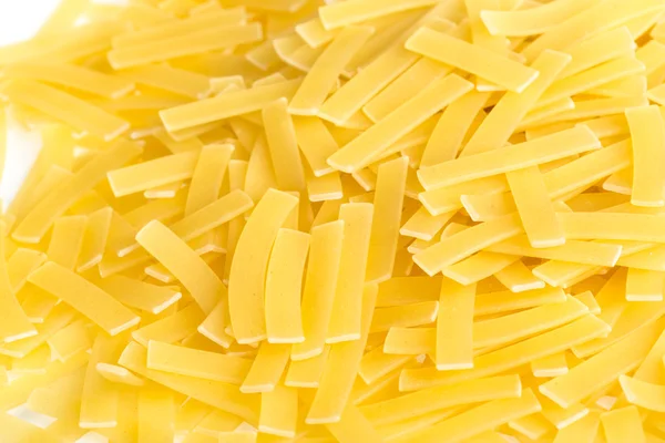 Gelbe Nudeln ungekocht — Stockfoto