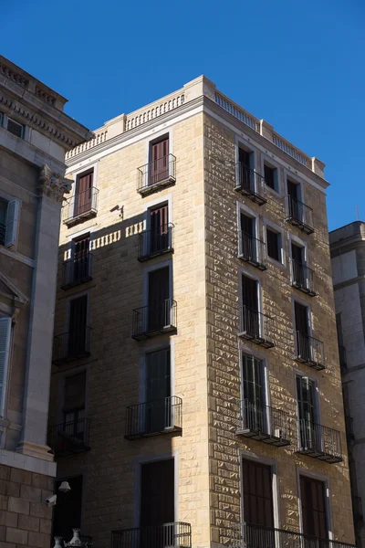 Buildings' facades of great architectural interest in the city of Barcelona - Spain — Stock Photo, Image