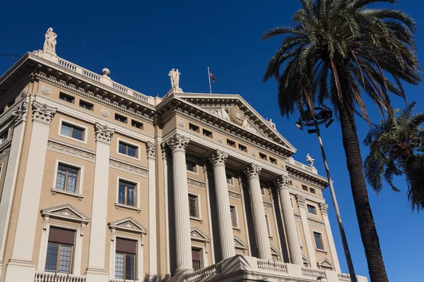 军事政府大厦。西班牙巴塞罗那，加泰罗尼亚， — 图库照片