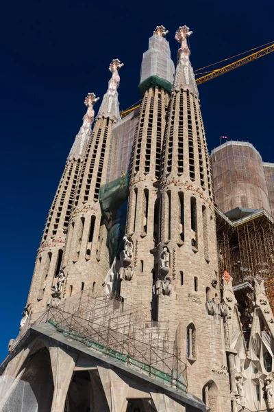 BARCELONA ESPANHA - OUTUBRO 28: A Sagrada Família — Fotografia de Stock