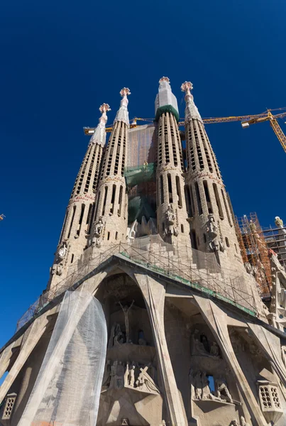 BARCELONA ESPANHA - OUTUBRO 28: A Sagrada Família — Fotografia de Stock