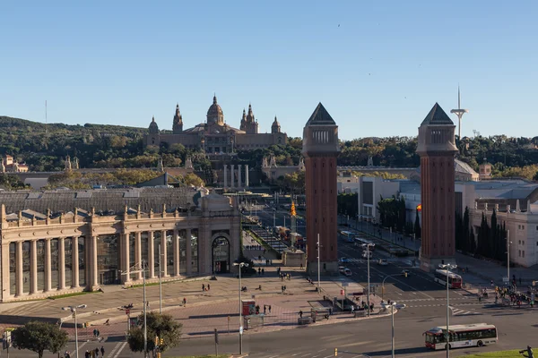 バルセロナ (スペインのベニス風を塔します。) — ストック写真