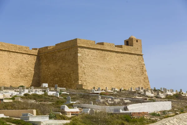 Ruine de la vieille forteresse à Mahdia Tunis — Photo