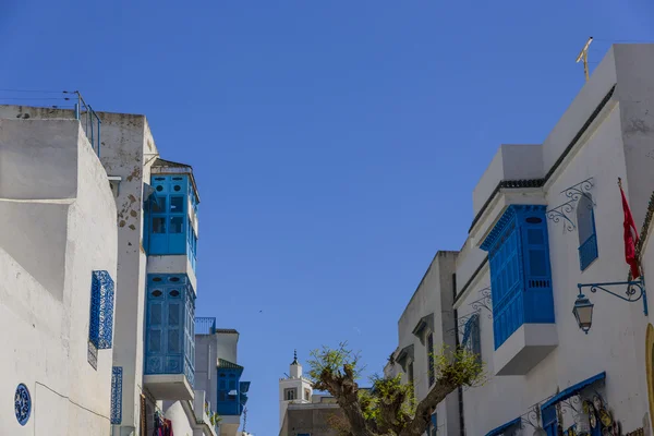 Old arabic town in Tunisia - Sidi Bu Said — Stock Photo, Image