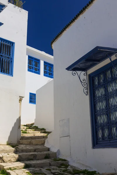 Old arabic town in Tunisia - Sidi Bu Said — Stock Photo, Image