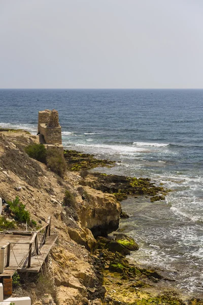 Gamla fortess ruin i mahdia tunis — Stockfoto